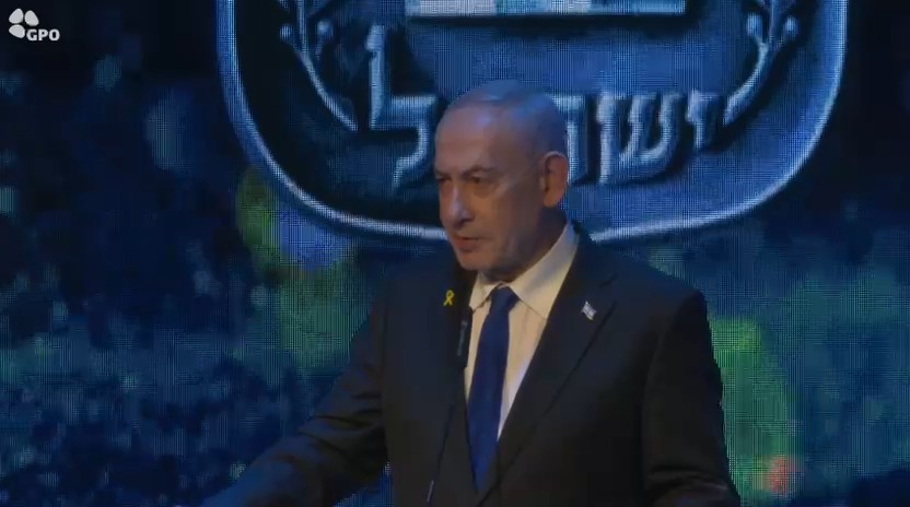 נתניהו הדליק נר במכללה לשוטרים - ותקף בחריפות את ראש ממשלת אוסטרליה