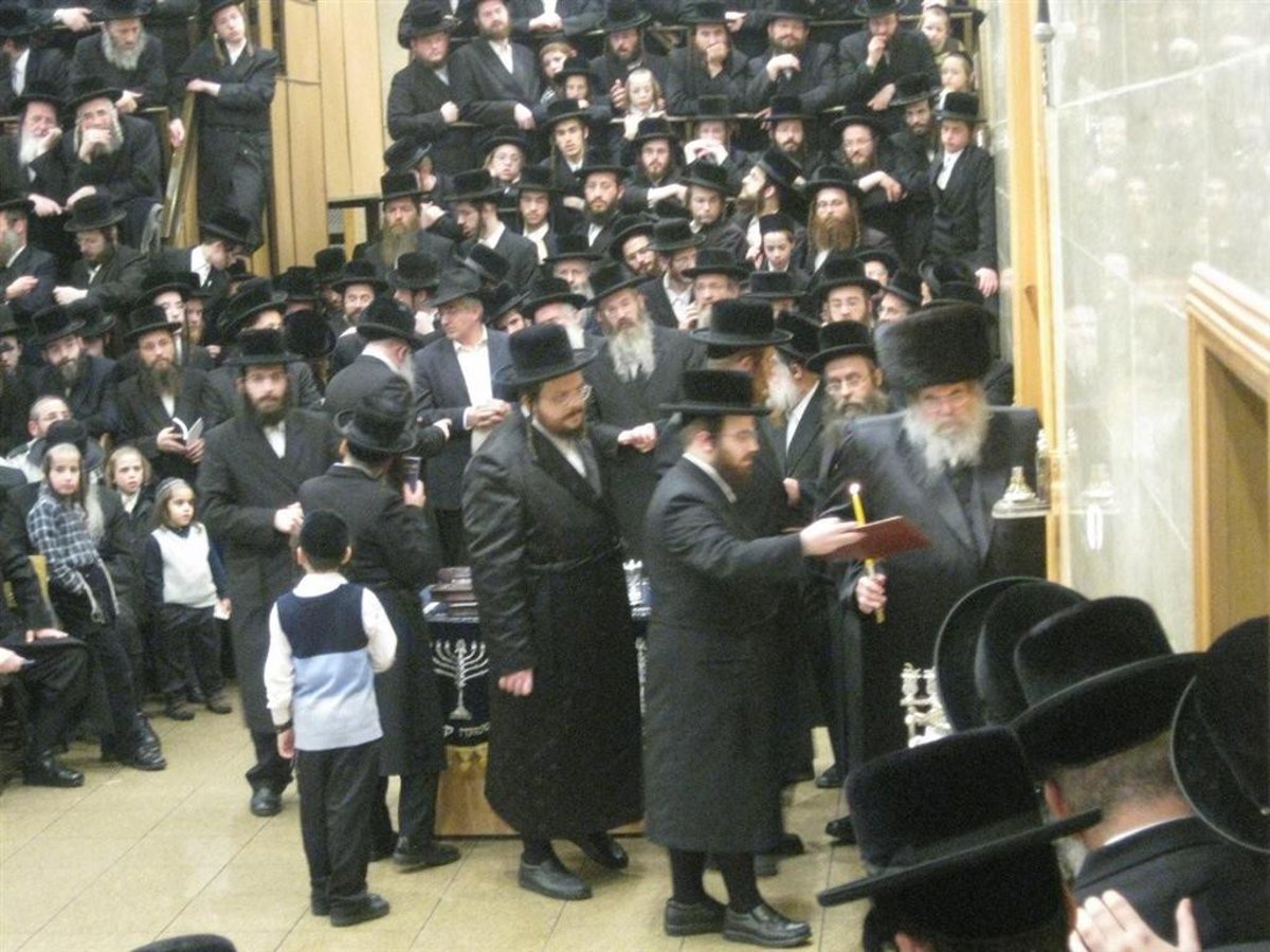 נר חמישי: הדלקת נר חנוכה בחצר בעלזא ●  וידאו מיוחד
