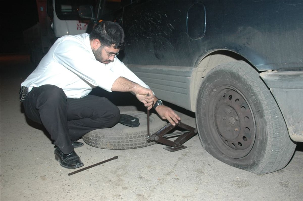 נקמת השב"חים: עשרות גלגלים פונצ´רו בבני-ברק