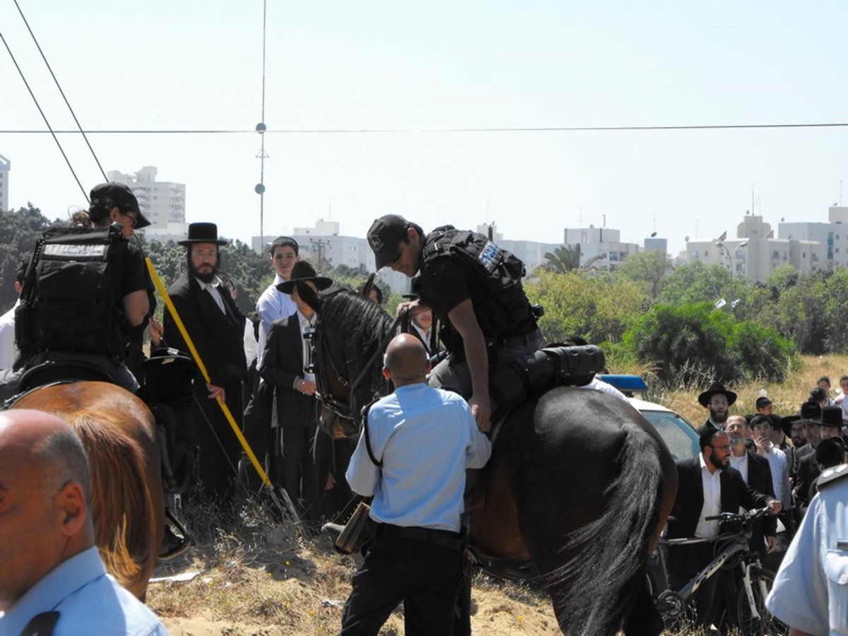 עימותים קשים בין אברכים לפקחים של ההוצאה לפועל