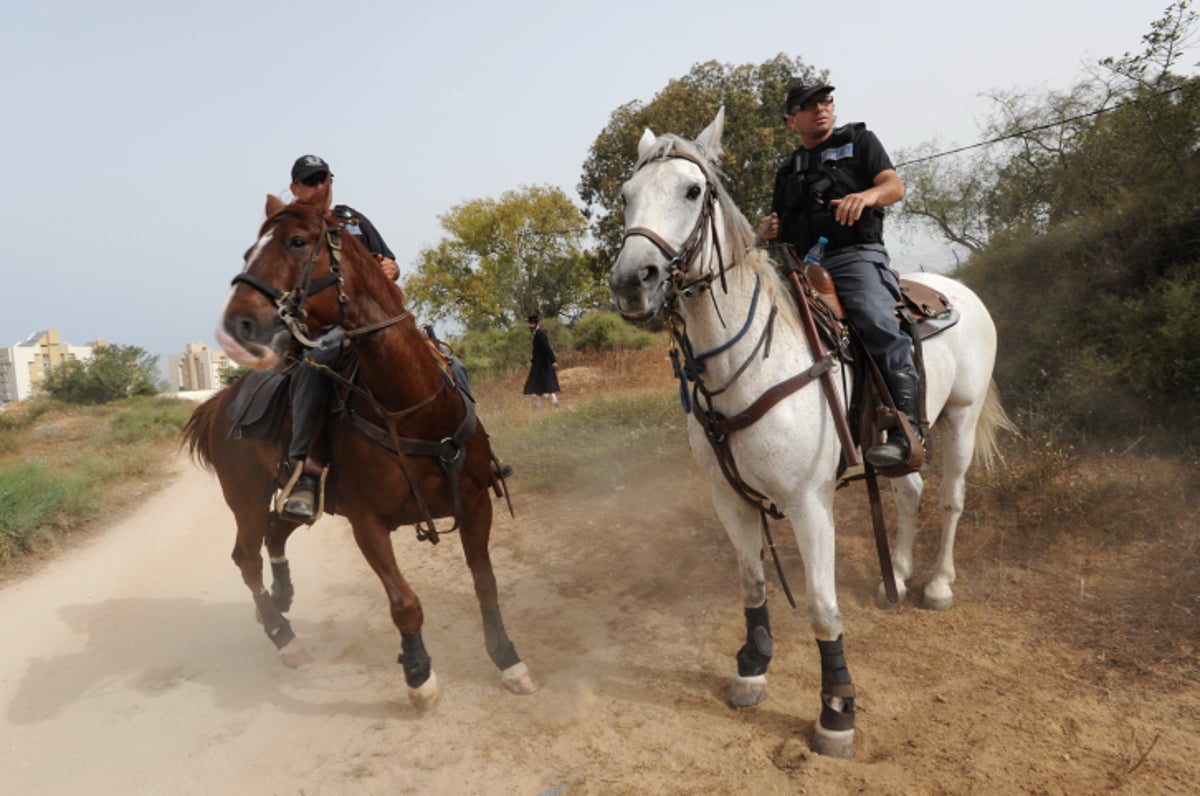 עבודות הפינוי נמשכות; צפו בתמונות מהמתחם הבוער