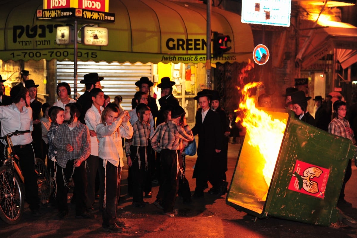 לילה סוער בירושלים: תיעוד ענק מהעצרת ומהעימותים