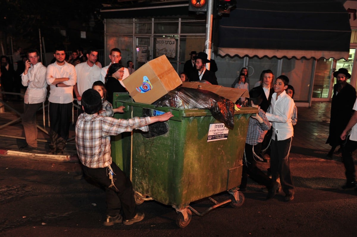 לילה סוער בירושלים: תיעוד ענק מהעצרת ומהעימותים