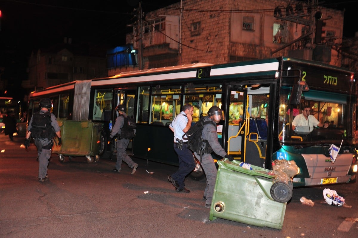 לילה סוער בירושלים: תיעוד ענק מהעצרת ומהעימותים