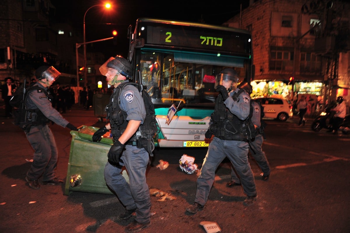 לילה סוער בירושלים: תיעוד ענק מהעצרת ומהעימותים