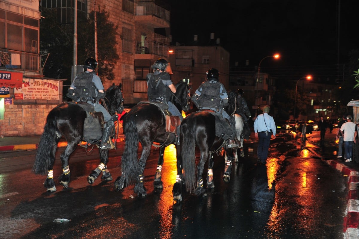 לילה סוער בירושלים: תיעוד ענק מהעצרת ומהעימותים