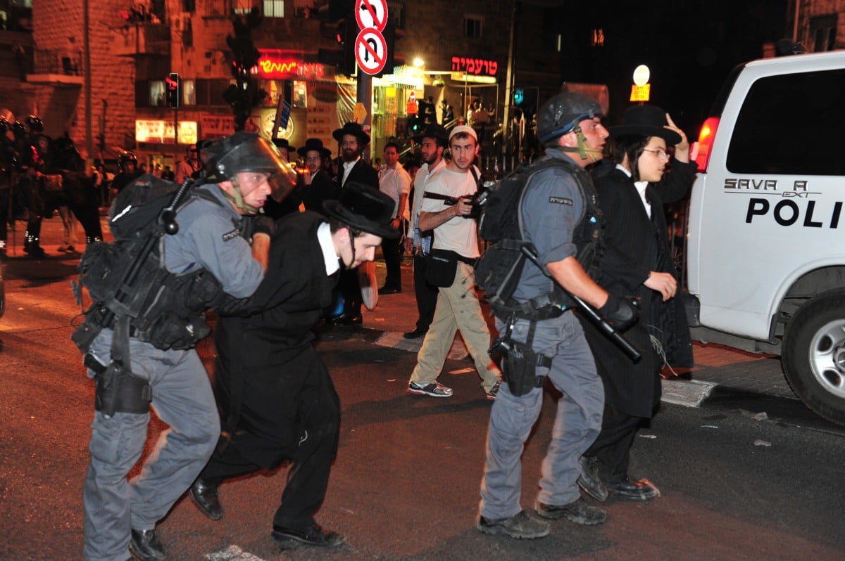 לילה סוער בירושלים: תיעוד ענק מהעצרת ומהעימותים