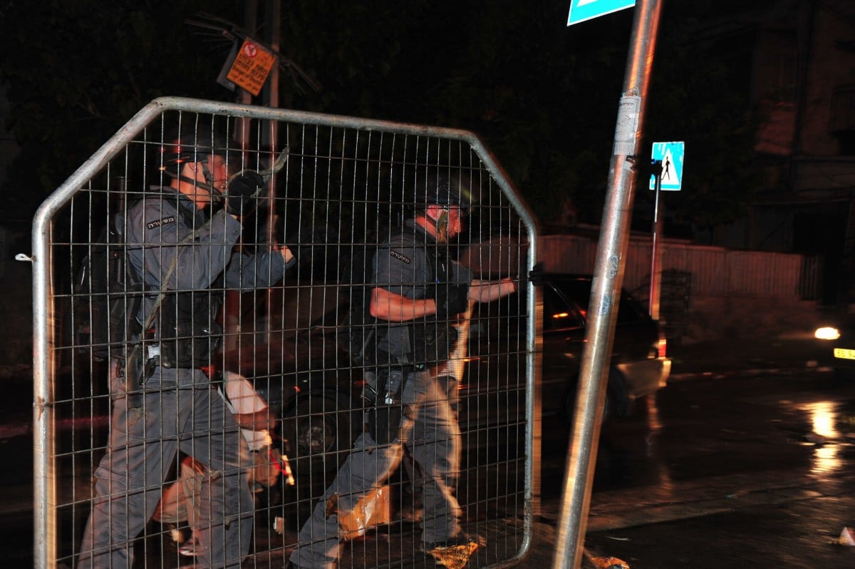 לילה סוער בירושלים: תיעוד ענק מהעצרת ומהעימותים