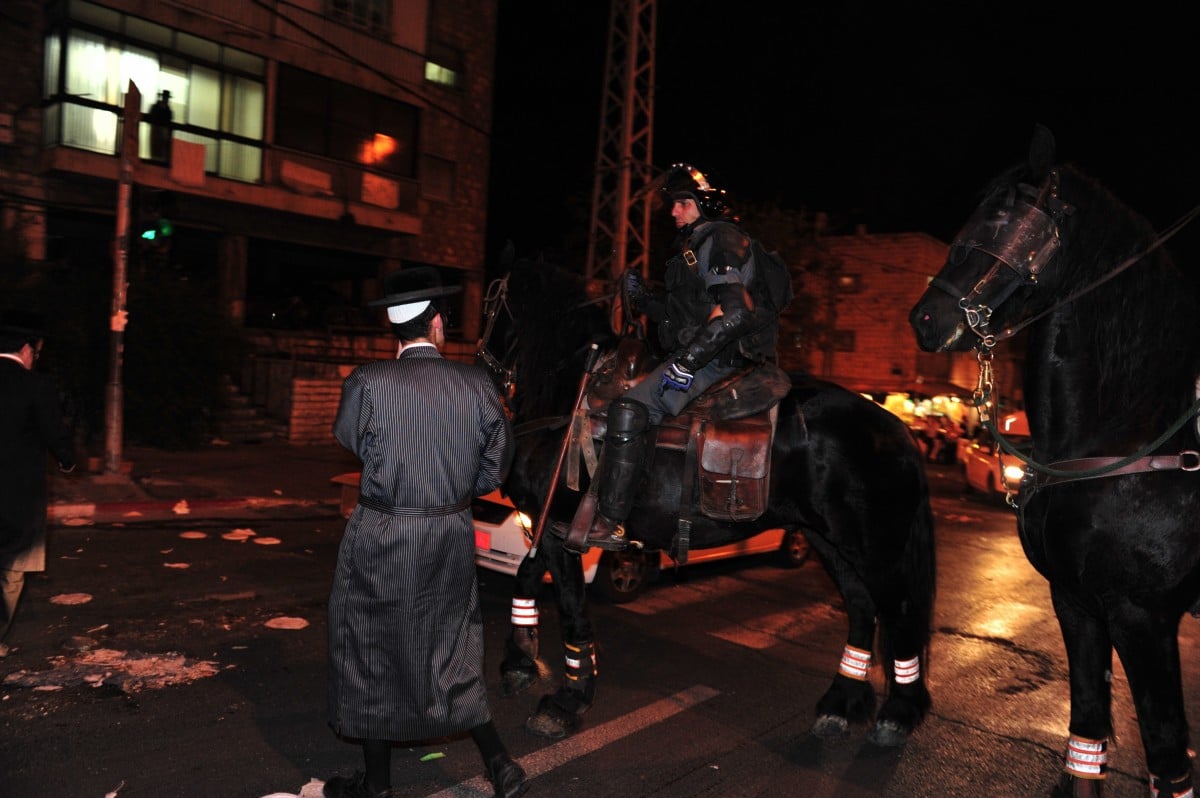 לילה סוער בירושלים: תיעוד ענק מהעצרת ומהעימותים