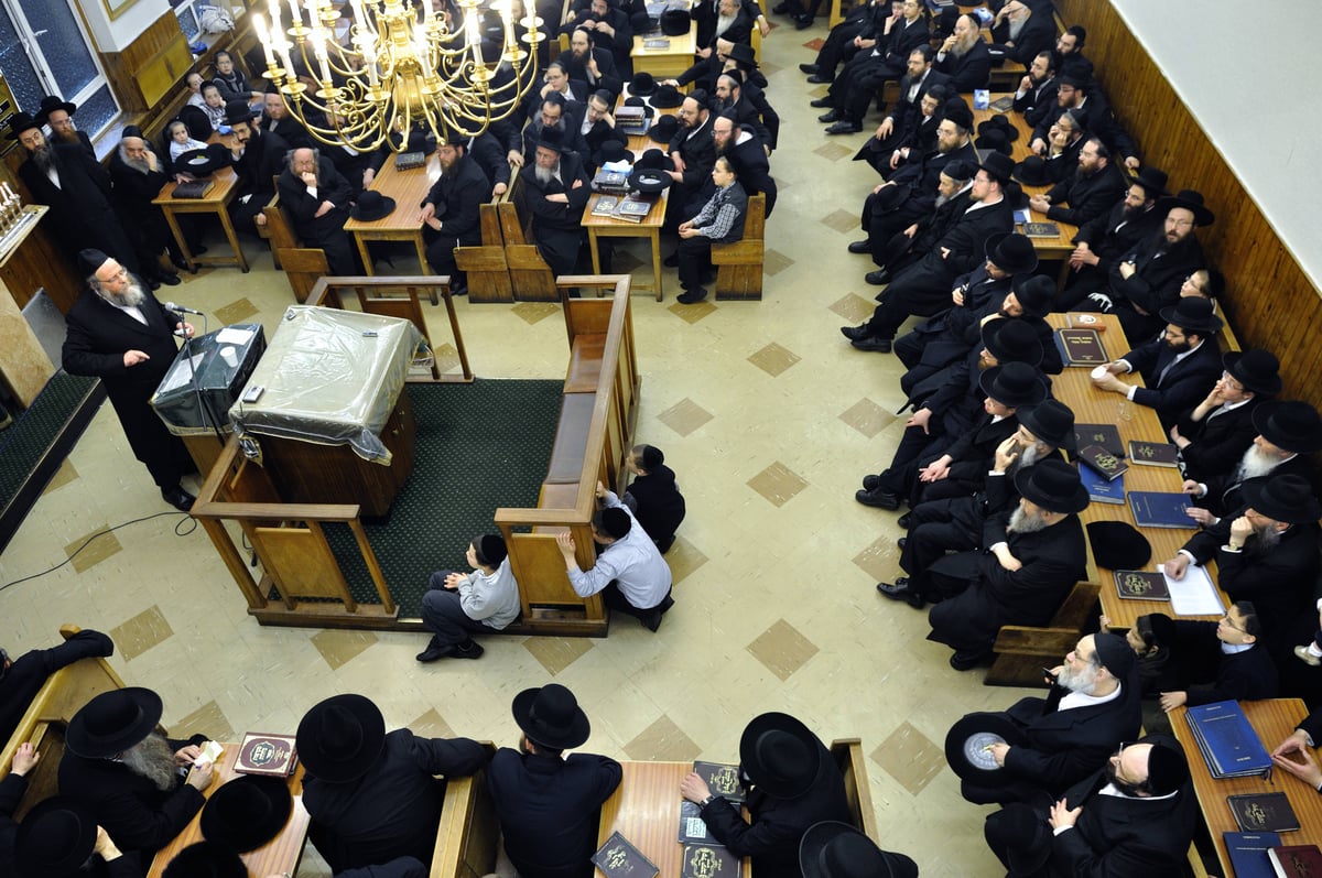 ראש ישיבת שפת אמת בביקור בלונדון • גלריה