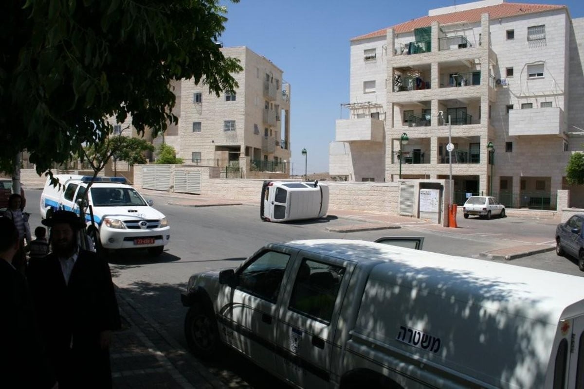 רמת בית שמש: אלמונים הפכו רכב של חב´ "אלקטרה"