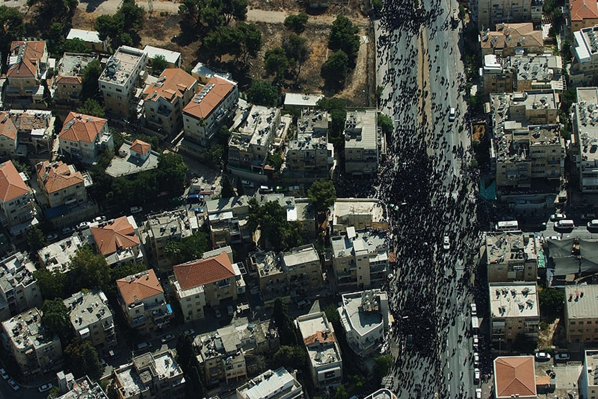 מסוק "כיכר השבת" בתיעוד מיוחד מהעצרת ההיסטורית