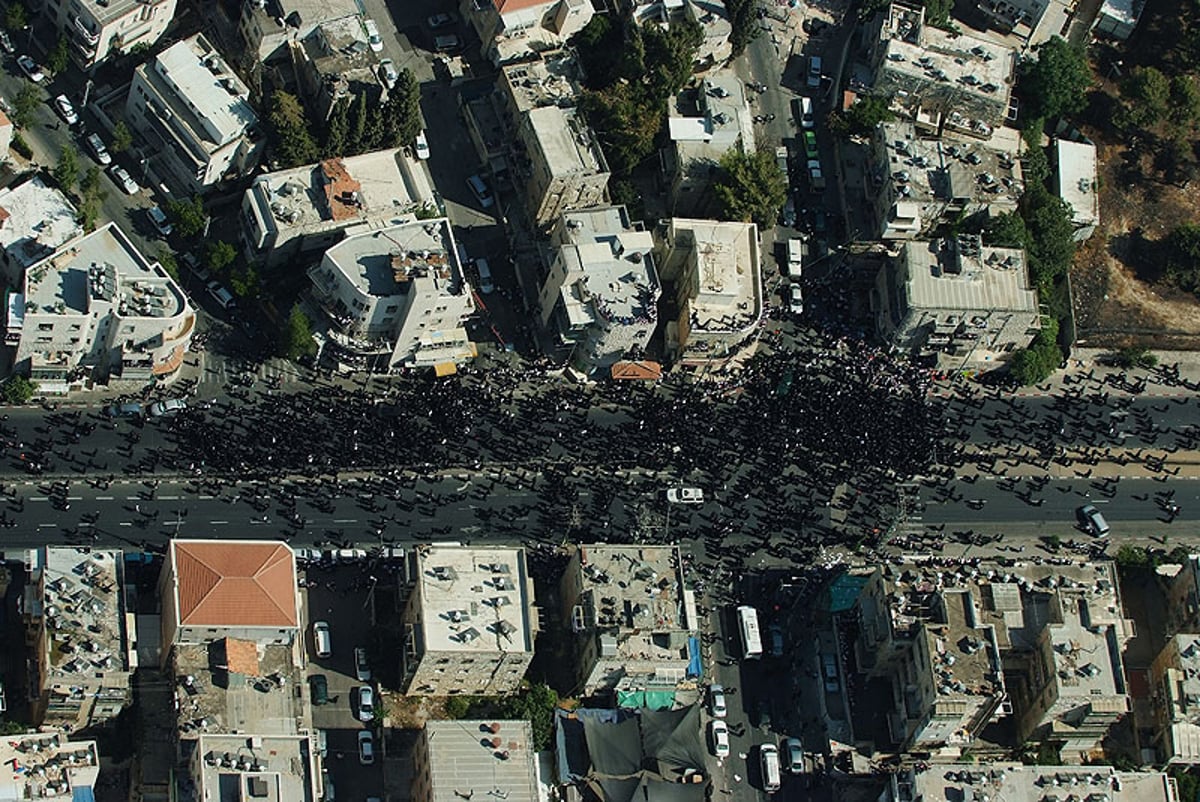 מסוק "כיכר השבת" בתיעוד מיוחד מהעצרת ההיסטורית