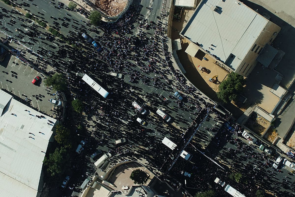 מסוק "כיכר השבת" בתיעוד מיוחד מהעצרת ההיסטורית