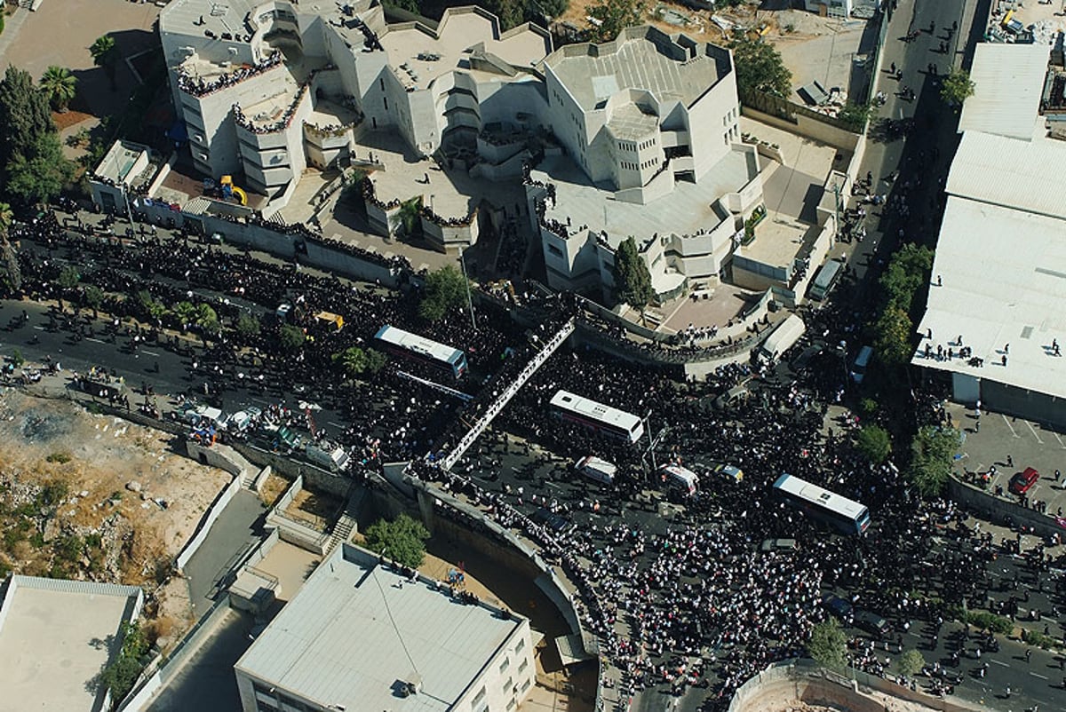 מסוק "כיכר השבת" בתיעוד מיוחד מהעצרת ההיסטורית