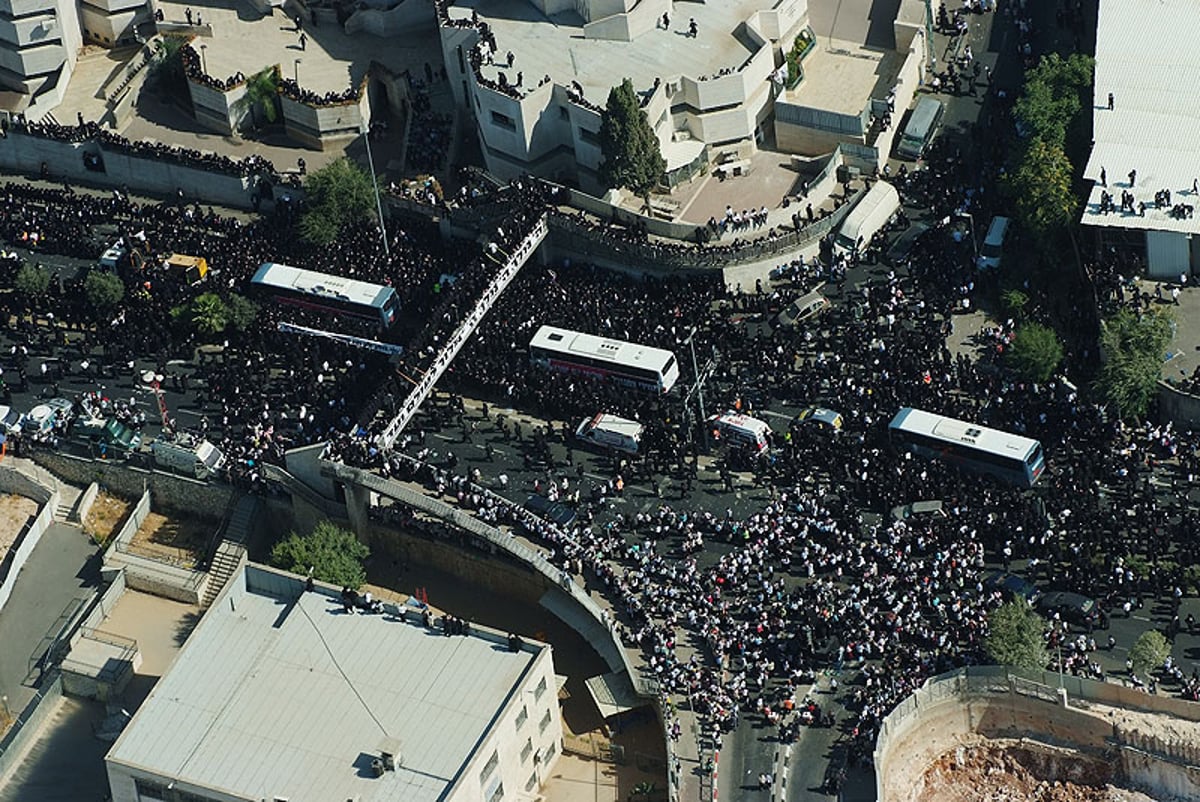 מסוק "כיכר השבת" בתיעוד מיוחד מהעצרת ההיסטורית