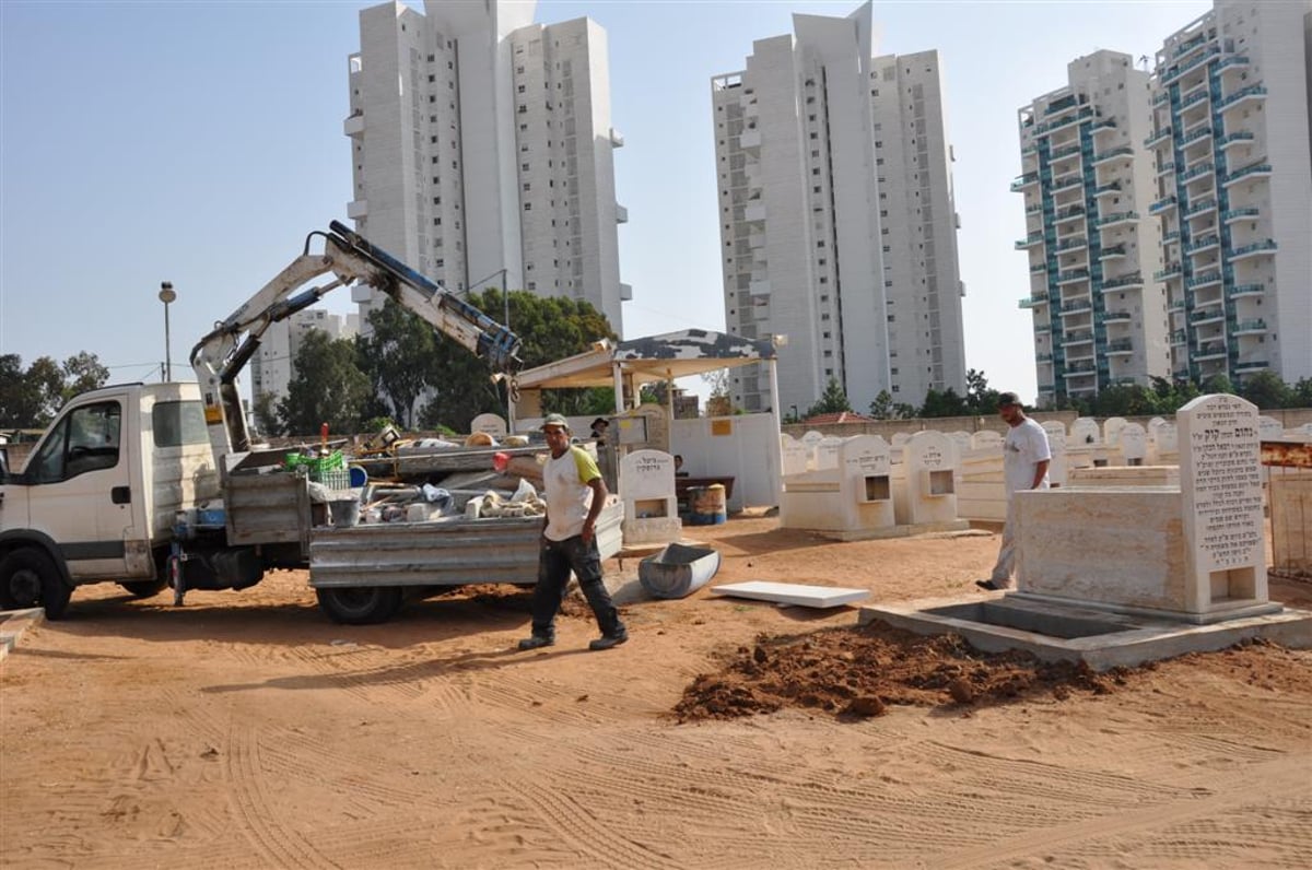 הקמת מצבה להגאון הרב נחום קוק זצ"ל רבה של העיר ר"ג