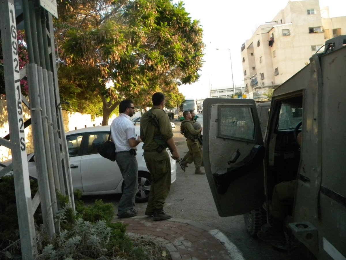 תמונות: חפץ חשוד השבית את מודיעין עלית