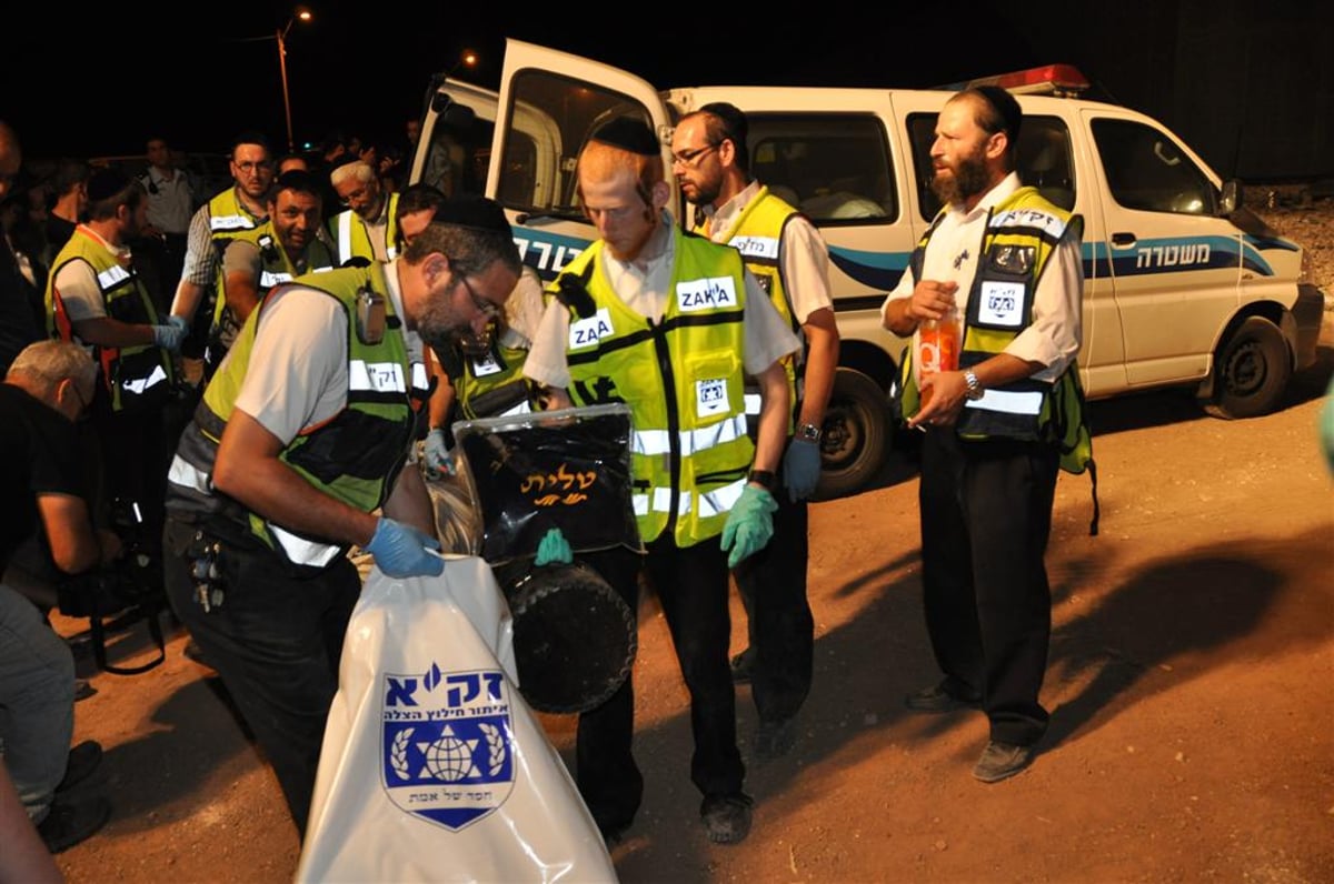 לראות ולבכות: מרגע הפינוי ועד לקדיש המצמרר בזירה