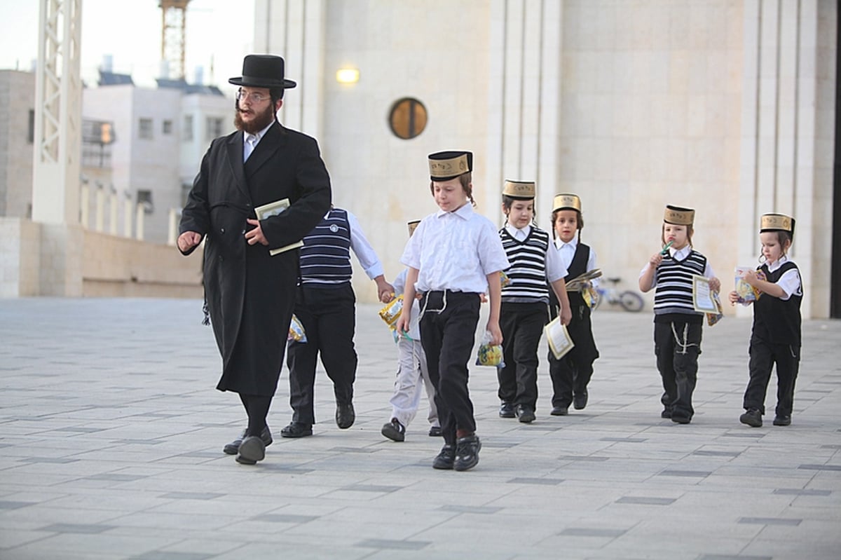 תיעוד מרהיב: מעמד ק"ש לנכד האדמו"ר מבעלזא