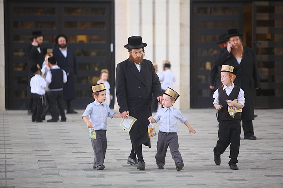 תיעוד מרהיב: מעמד ק"ש לנכד האדמו"ר מבעלזא