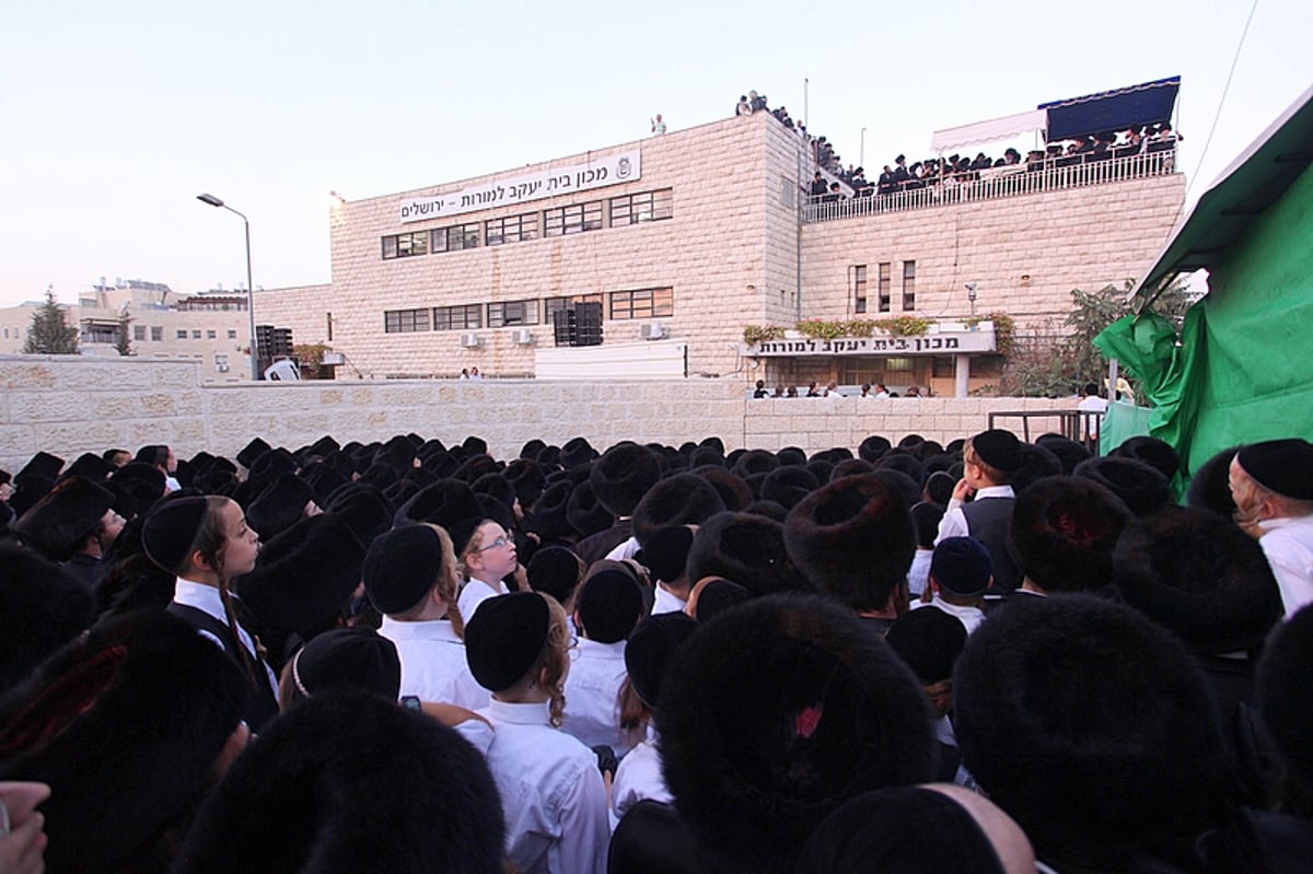 החסידים הנרגשים איחלו: "רב´ה, מזל-טוב, מזל-טוב"