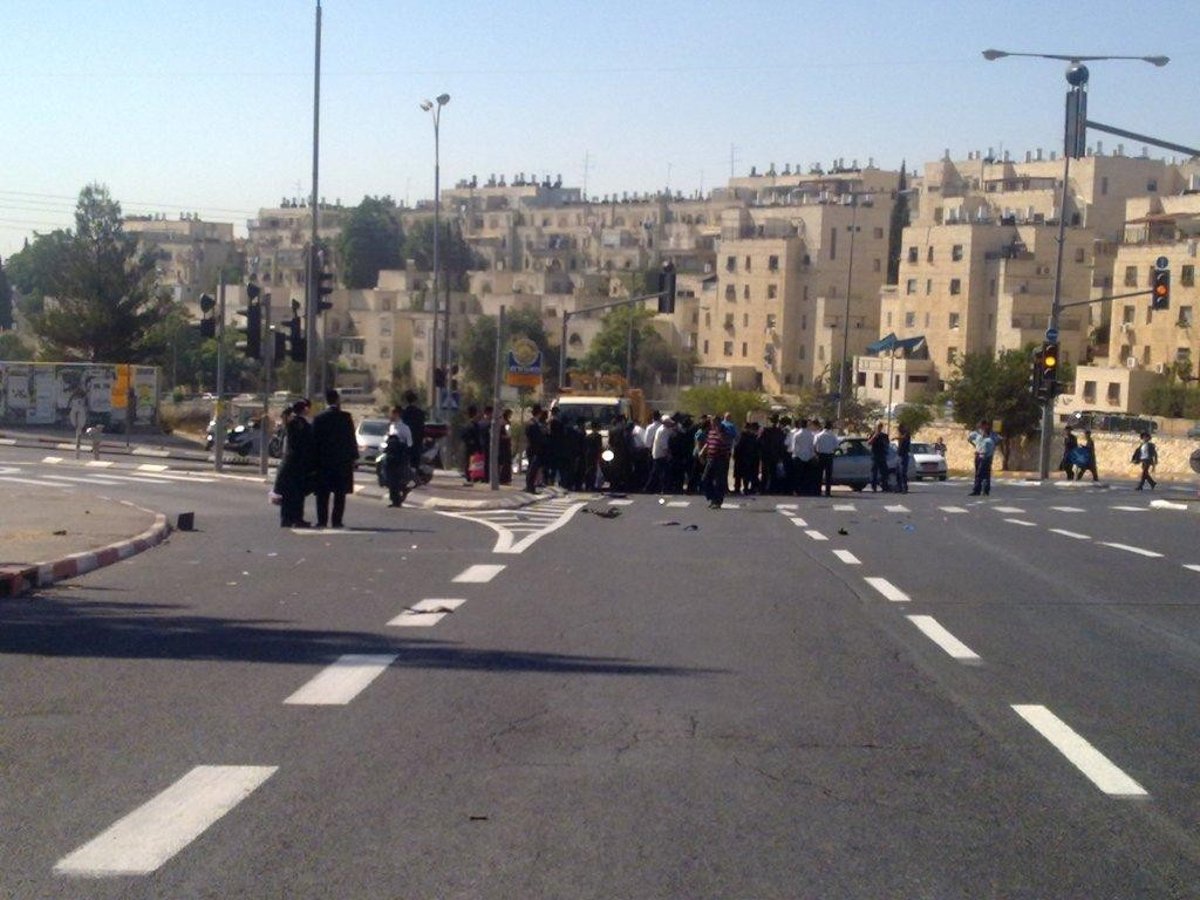 תאונה קשה בירושלים: עשרות פצועים