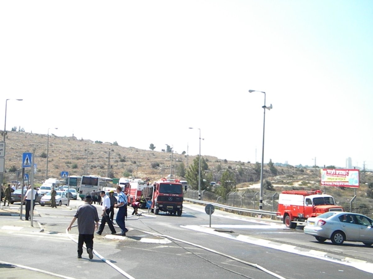 וידאו, תמונות: דליפת סולר השביתה את מודיעין-עלית