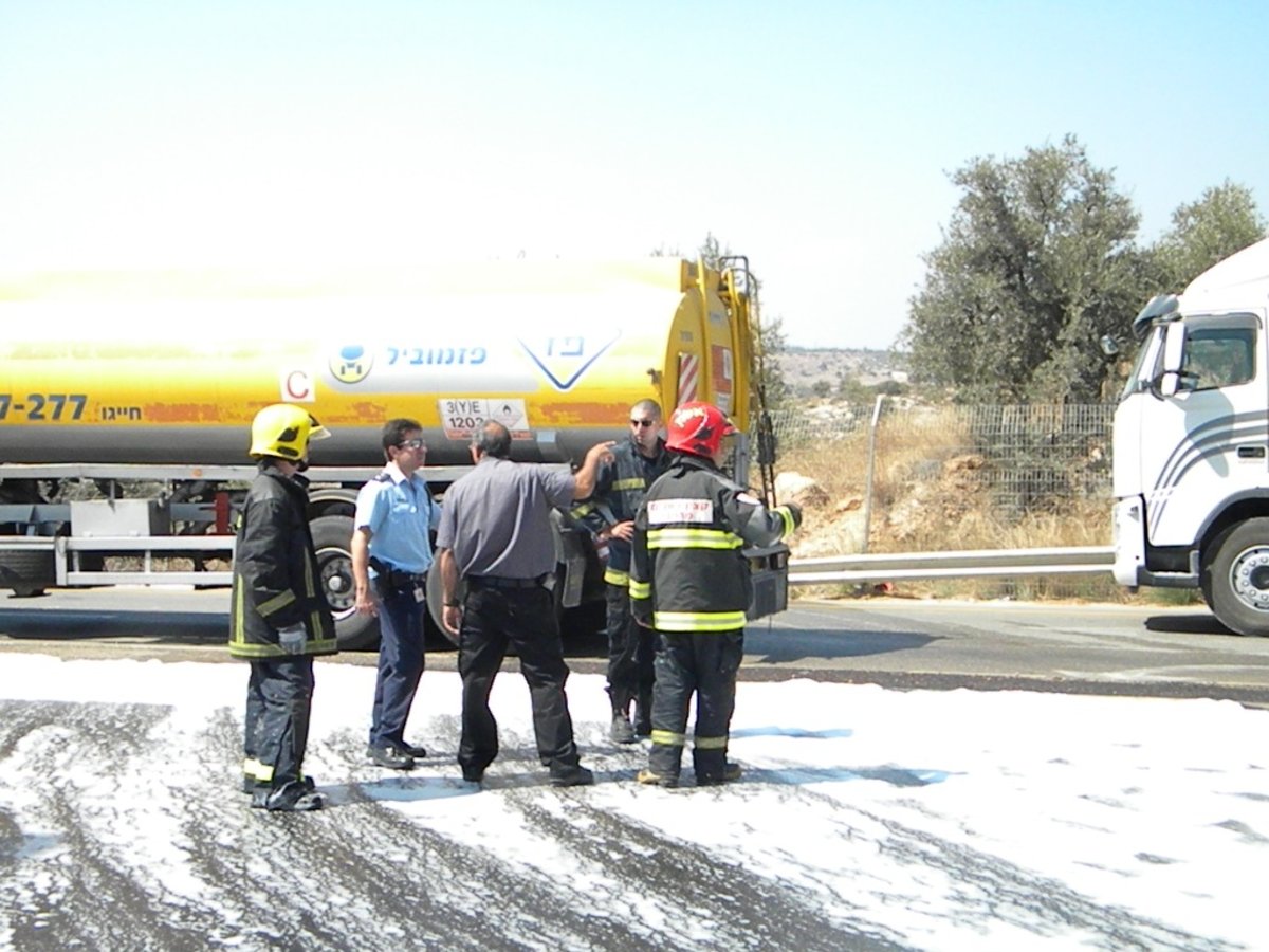 וידאו, תמונות: דליפת סולר השביתה את מודיעין-עלית