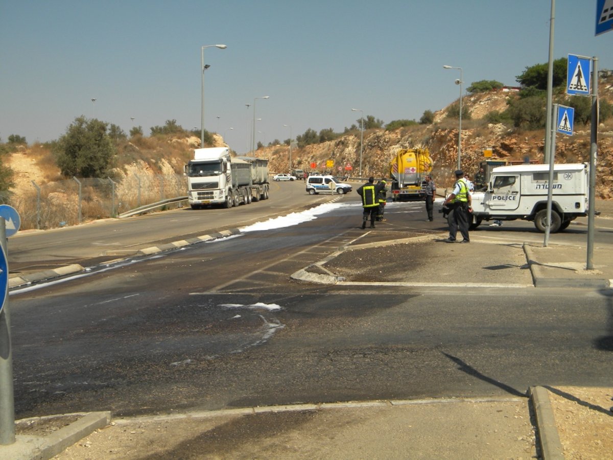 וידאו, תמונות: דליפת סולר השביתה את מודיעין-עלית