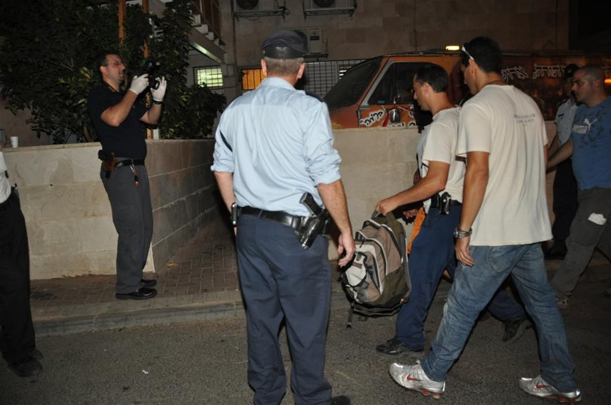 תיעוד: השודד מבני-ברק נלכד ושיחזר