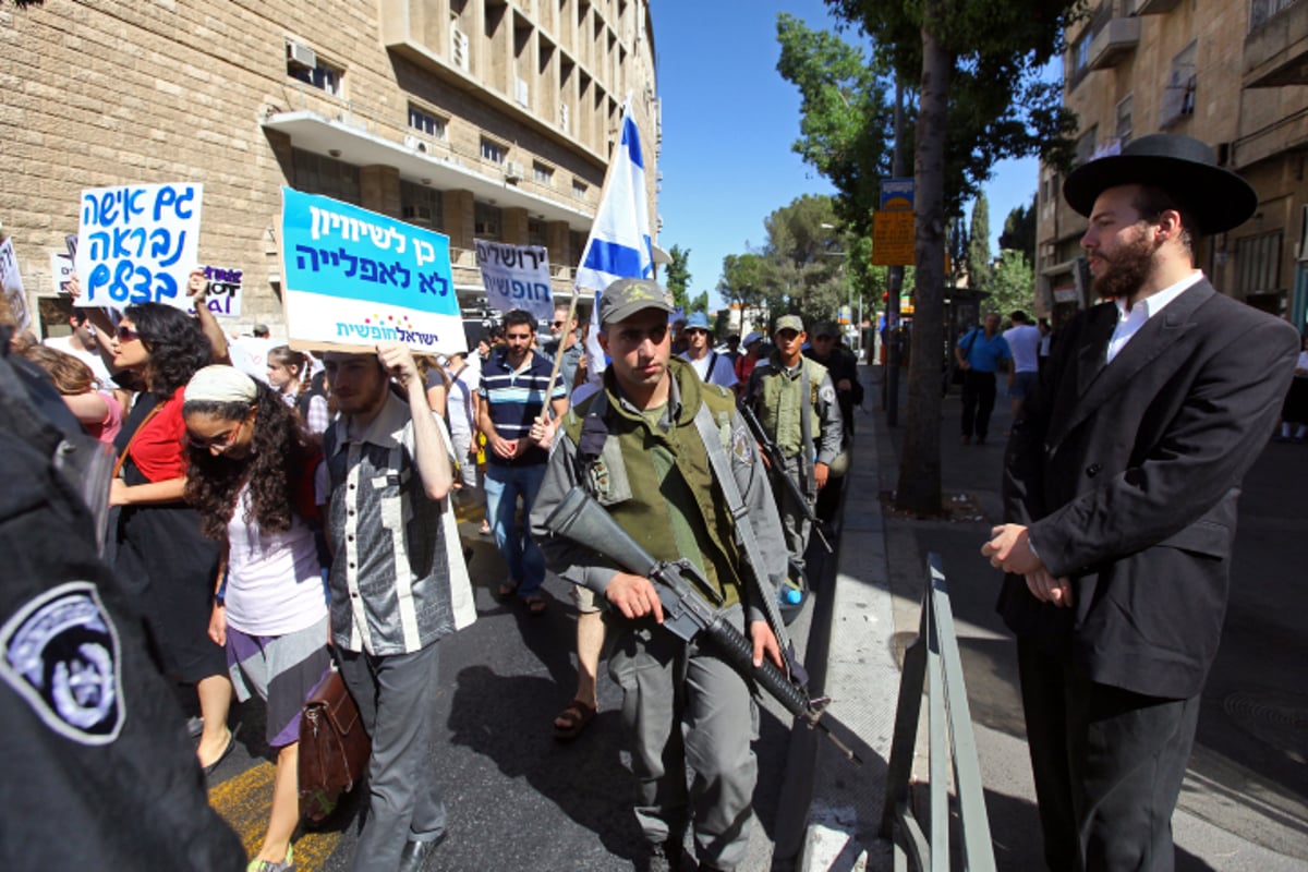 מאה שערים נותרה שלווה: פרובוקציית הנשים נכשלה