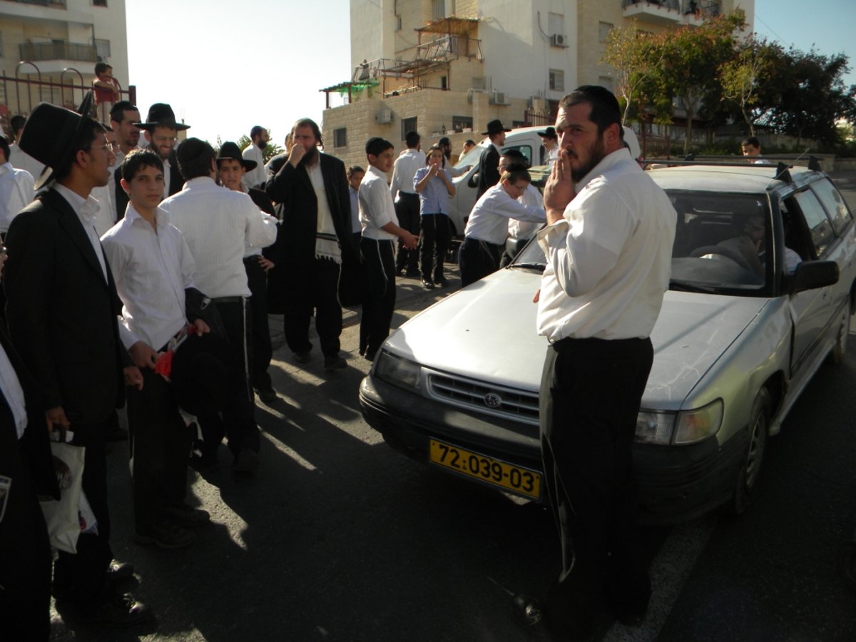 ברכפלד: הפגינו נגד תאונות - ופוזרו