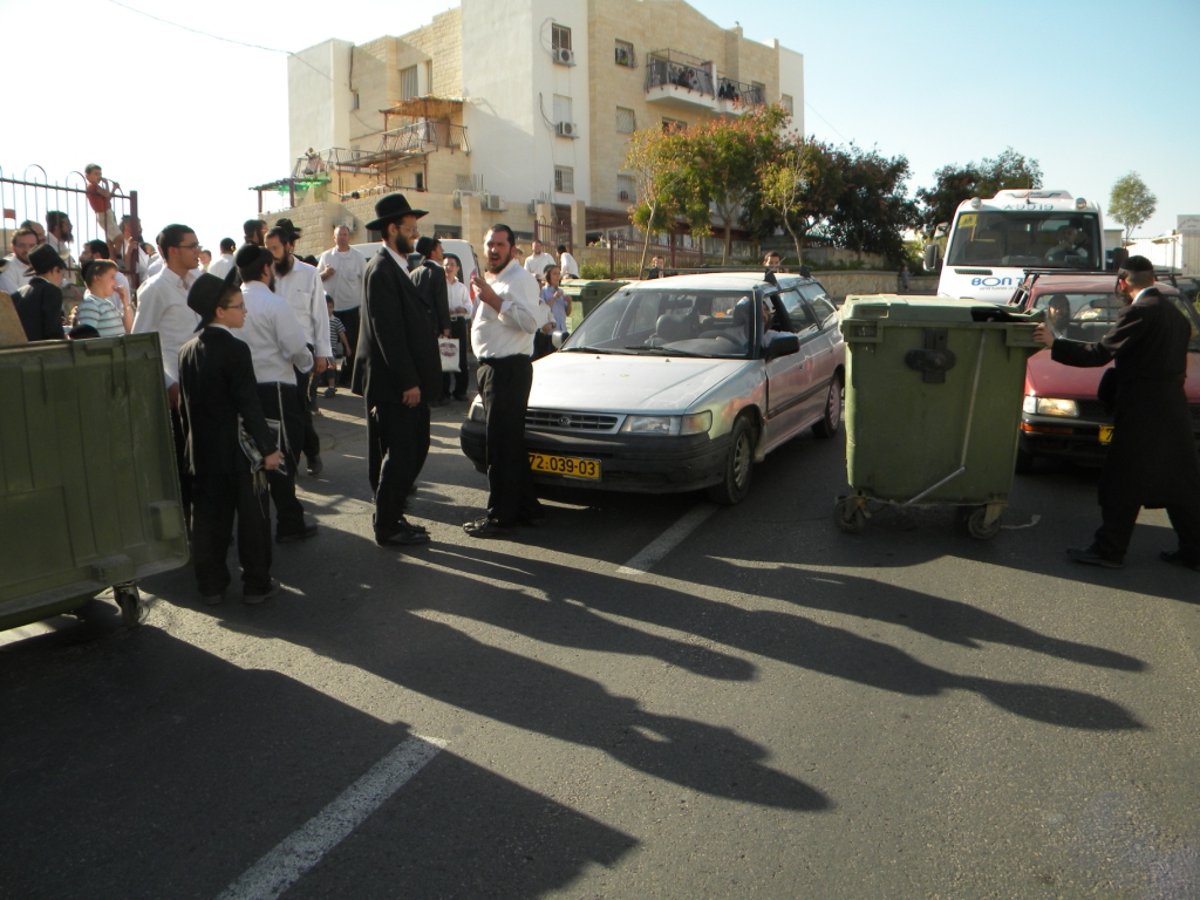 ברכפלד: הפגינו נגד תאונות - ופוזרו