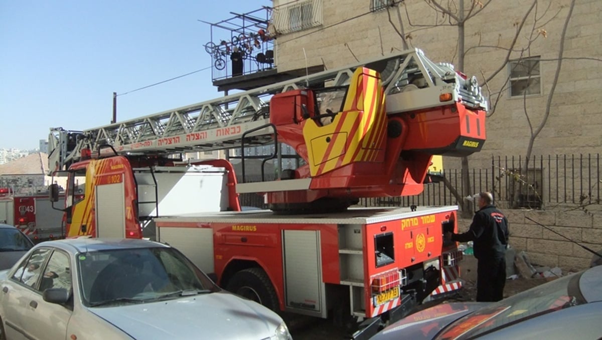 מכבי האש, וסולם הגבהים במאה שערים • צפו בגלריה