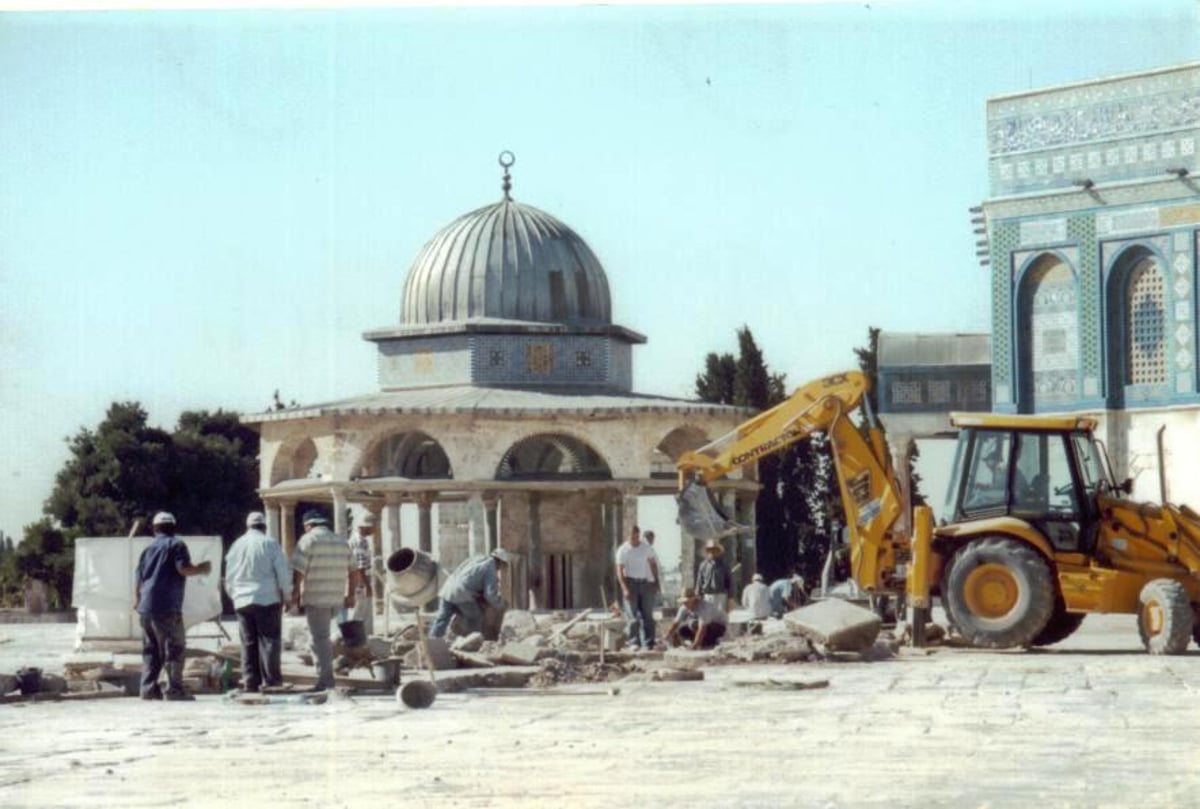 התיעוד נחשף: מה מסתירים הערבים במתחם הר-הבית?