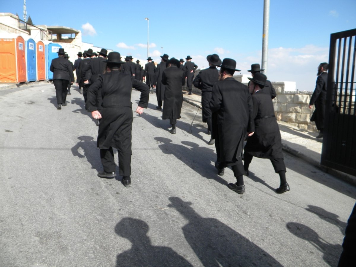 אלפי חסידי גור על ציון ה"בית ישראל"