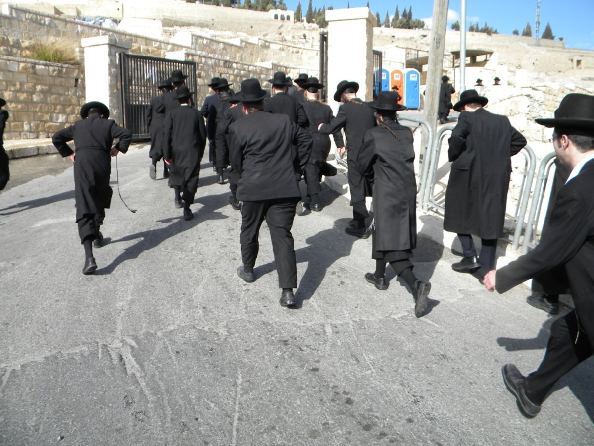 אלפי חסידי גור על ציון ה"בית ישראל"