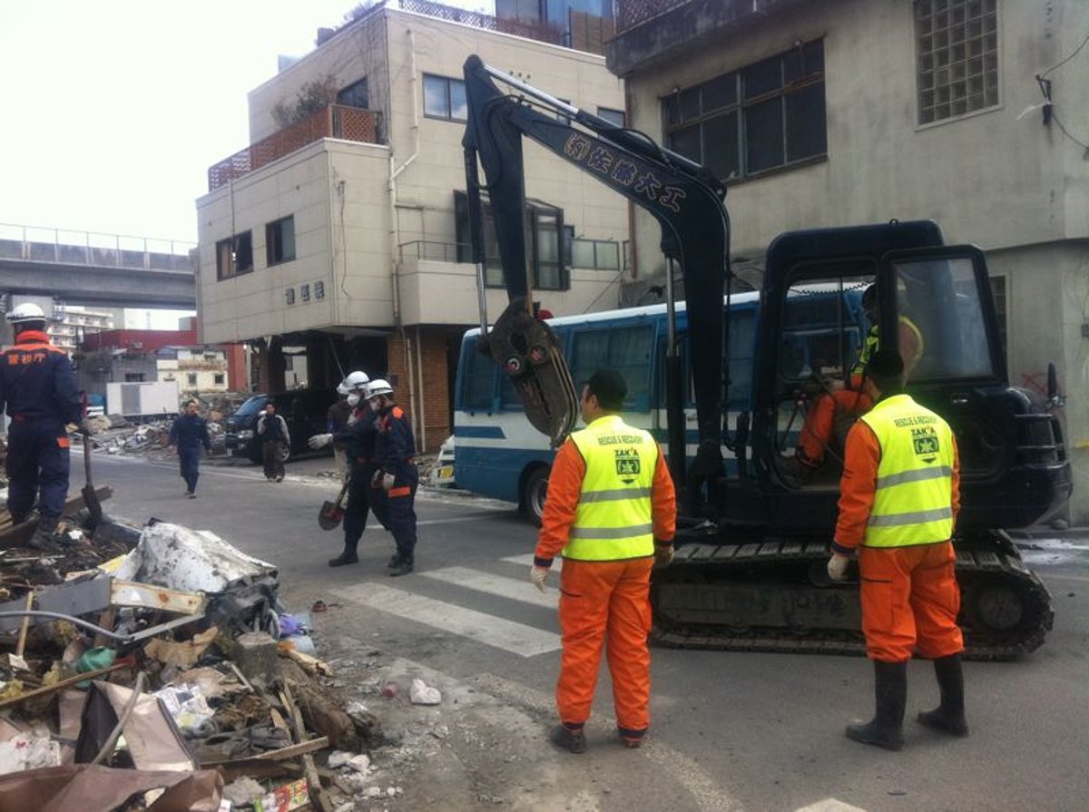 מרחק דקות מאסון גרעיני: זק"א במסע חילוץ והצלה ברחבי יפן