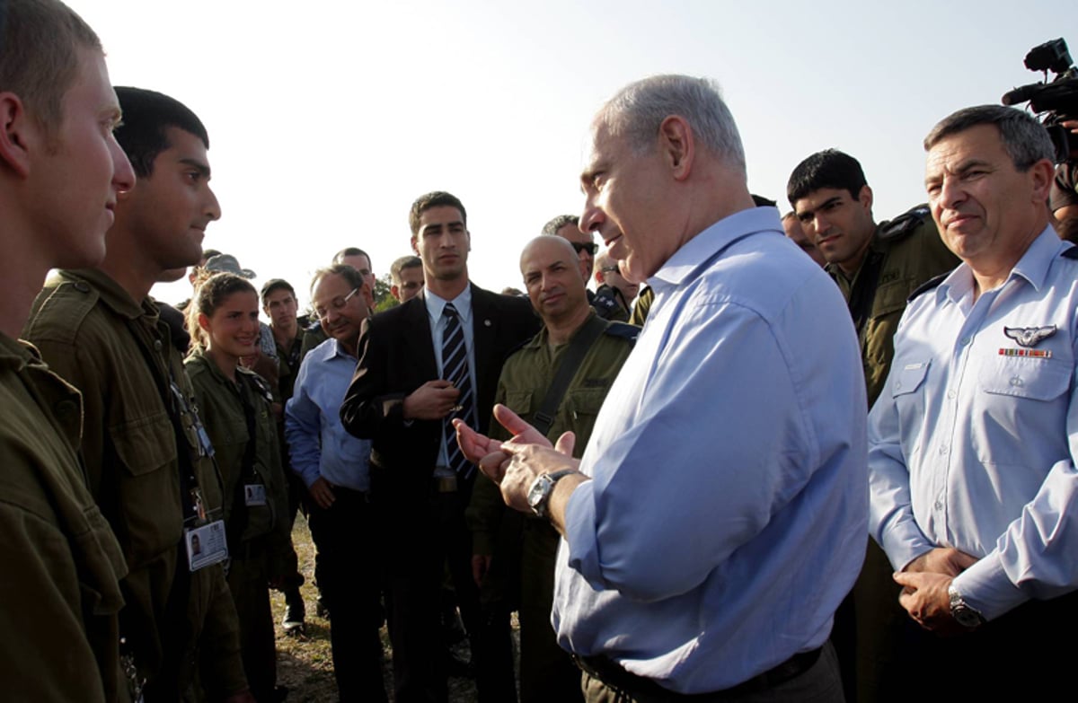 כשמאחוריו כיפת ברזל, נתניהו שיגר איומים לחמאס