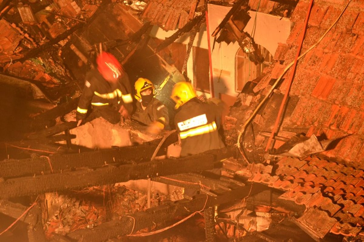 קרבן פסח: בית חב"ד בירושלים עלה בלהבות