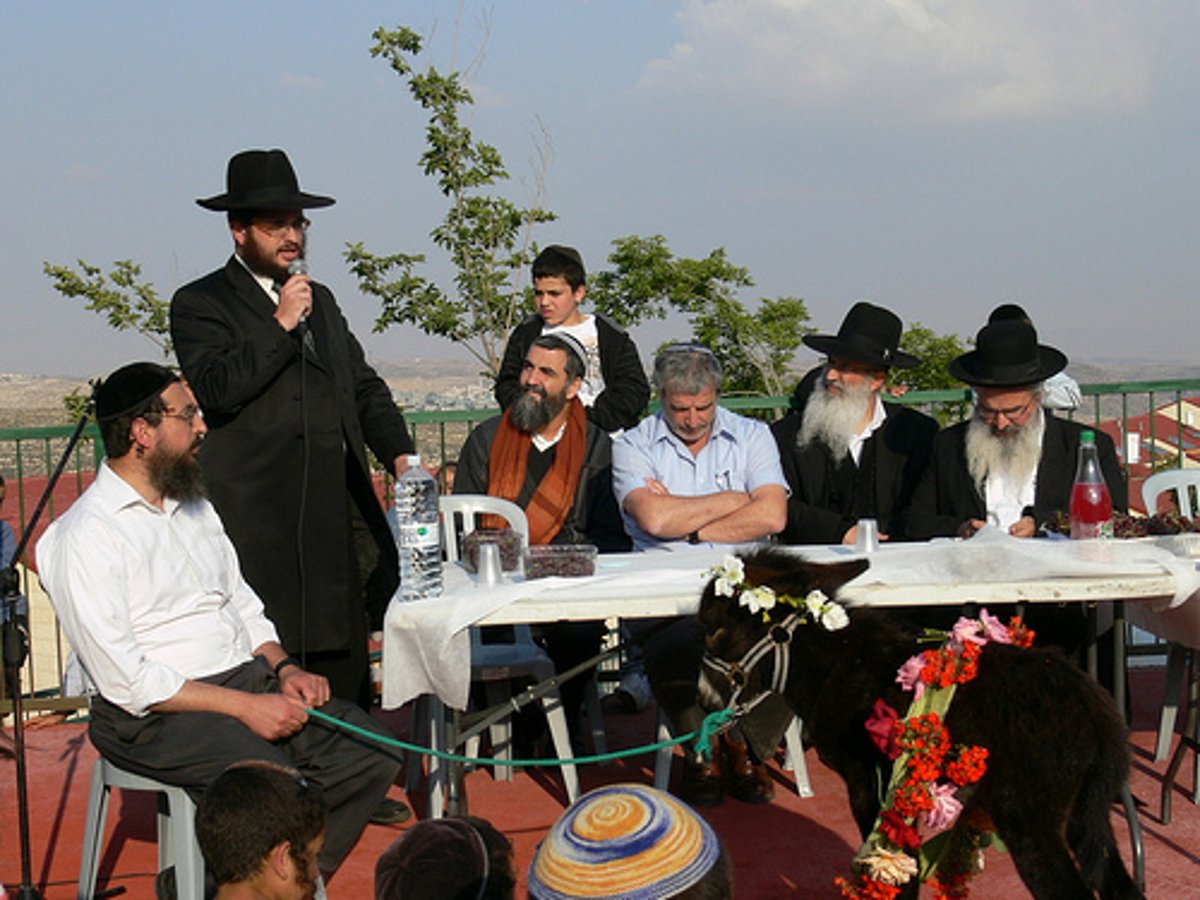 תיעוד: מעמד נדיר של "פידיון פטר חמור"