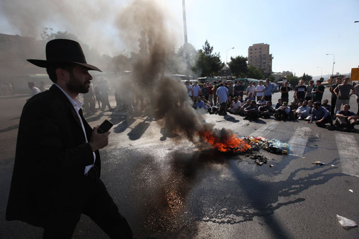 עימותים סוערים בירושלים בעקבות מעצר הרב ליאור