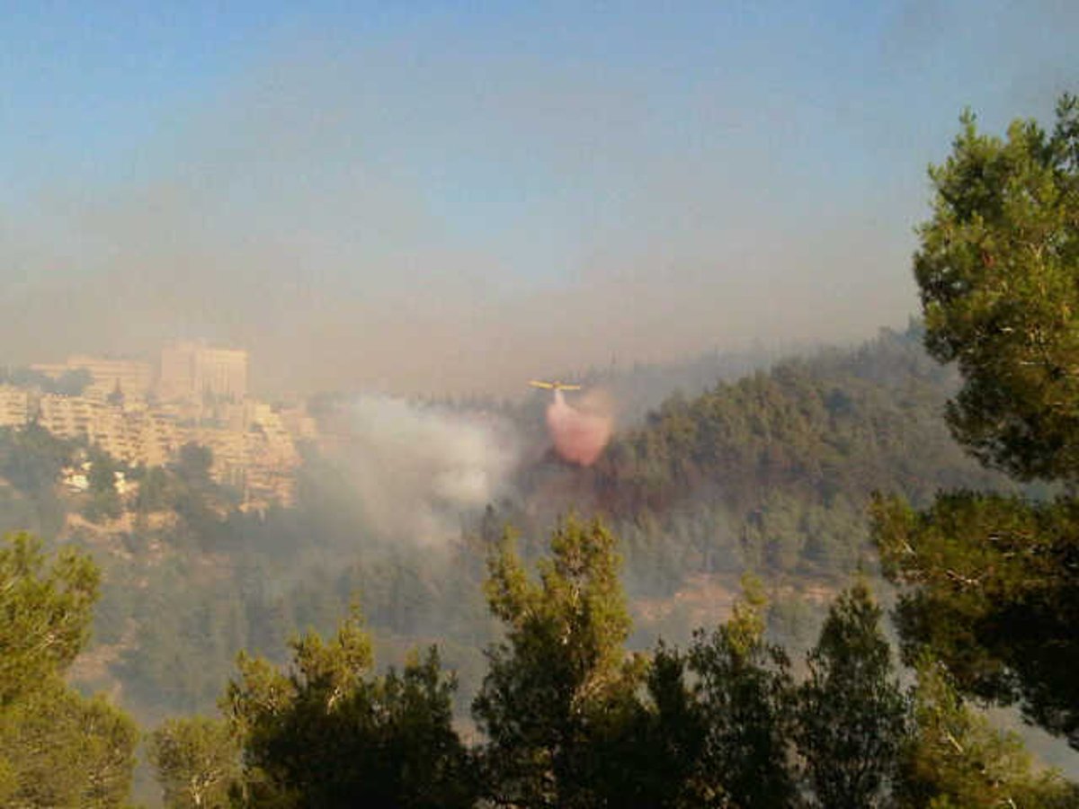 עדות מהשטח: מטוסי הכיבוי קטנים מדי למימדי השריפה