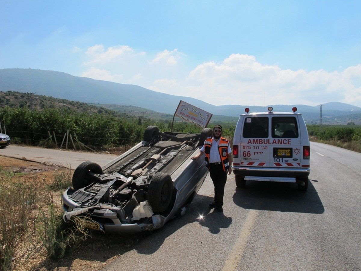 ברכב הזה כמעט היו בחורי ישיבה הרוגים; חַגרו - וניצלו