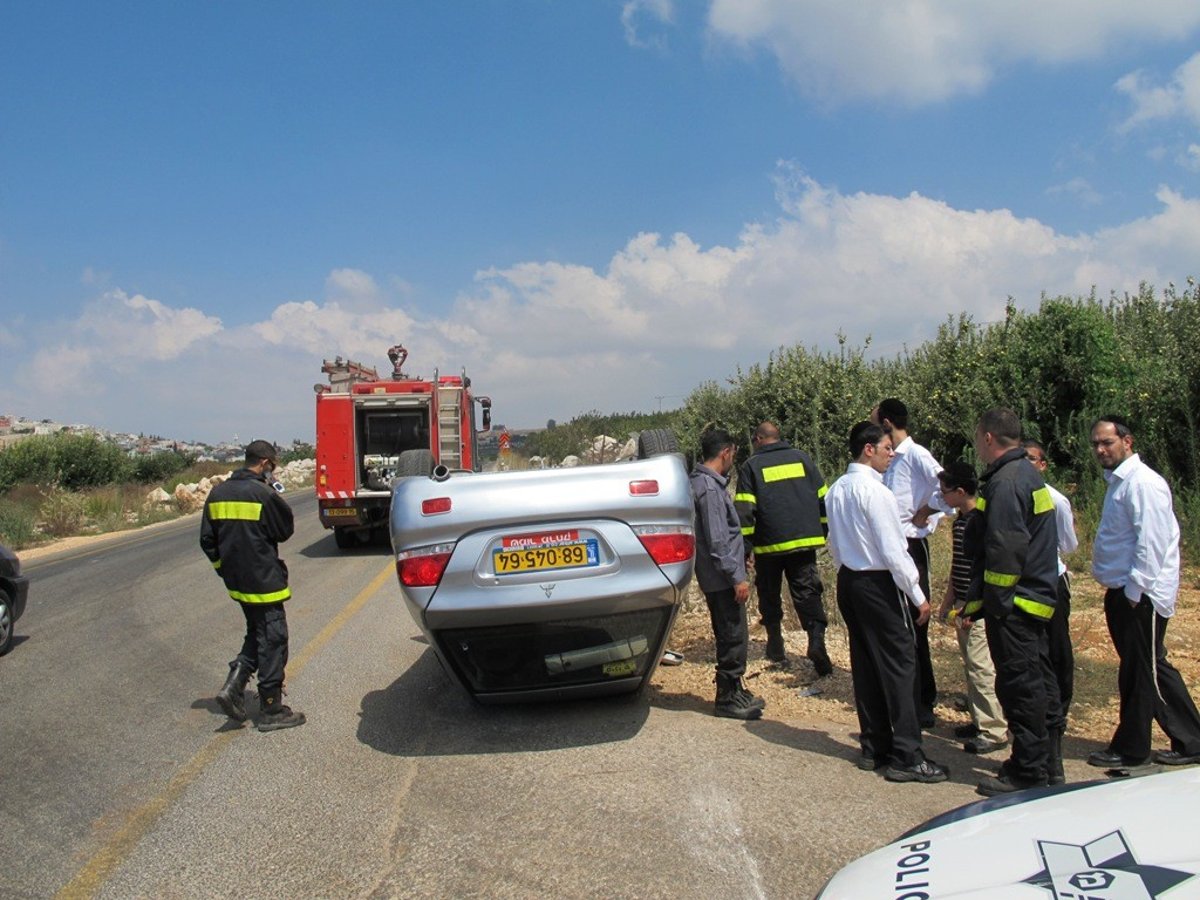 ברכב הזה כמעט היו בחורי ישיבה הרוגים; חַגרו - וניצלו