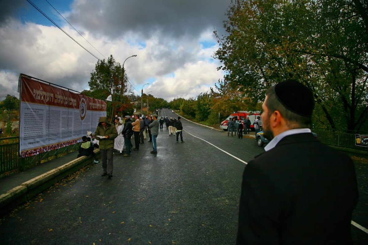 40,000 התפללו אצל רבינו ● עיצומו של ראש השנה באומן