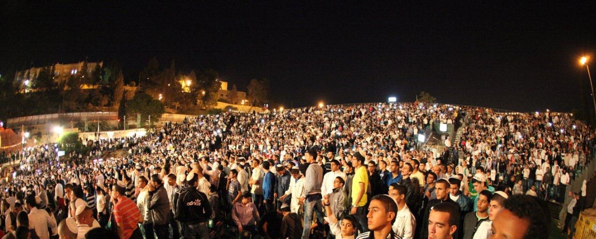 7,000 בני נוער התעוררו בעצרת סליחות בירושלים