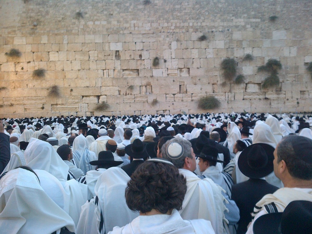 כיכר היום: תפילת הושענא רבה בכותל המערבי