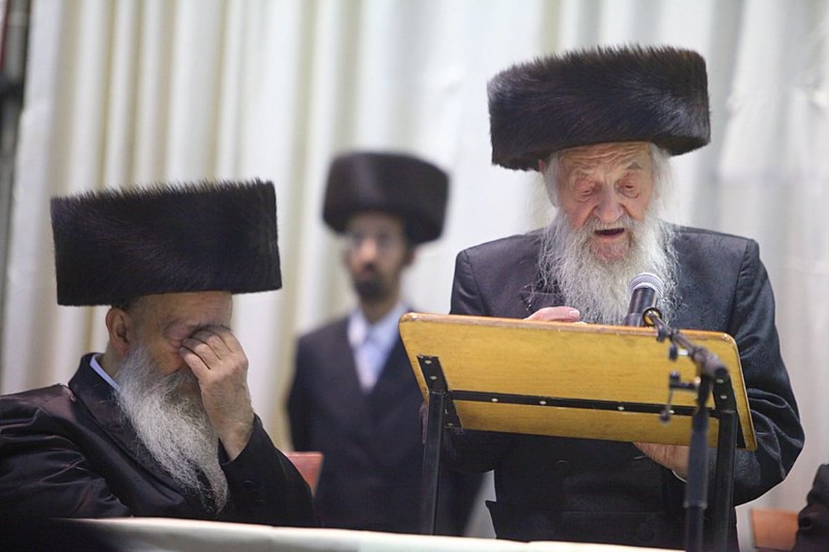 תמו ימי השבעה: הגר"ח קנייבסקי בעצרת הזיכרון